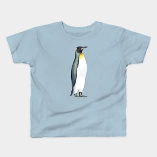 Emperor penguin original digital art Kids T-Shirt